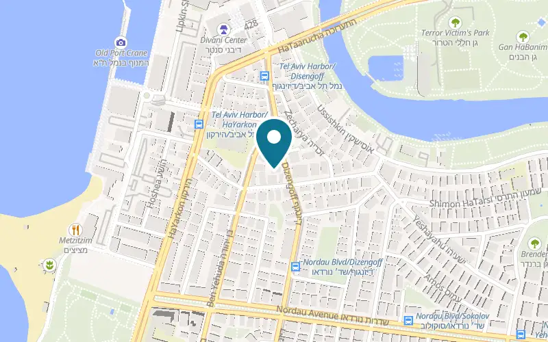 Map showing Burger Station Dizengoff at 269 Dizengoff Street, Tel Aviv-Yafo