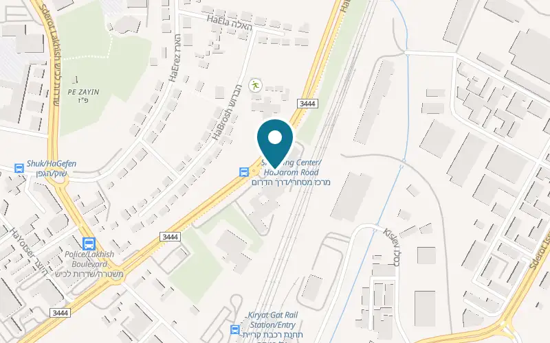 Map showing Capresa at 20 Derekh HaDarom, I-Solomon compound, Kiryat Gat