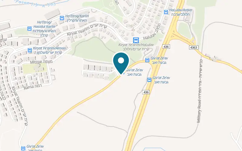 מפה: קאסה וינה ביקב אבנר, רחוב הרימון 1, גבעת זאב