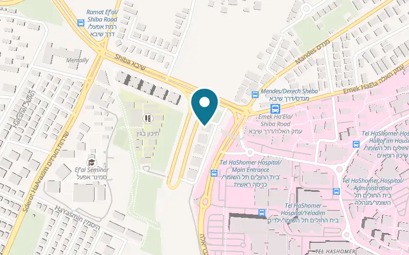 Map showing Ceor Bakery, Ramat Efal at 44 Rafael Eitan Street, Ramat Efal, Ramat Gan
