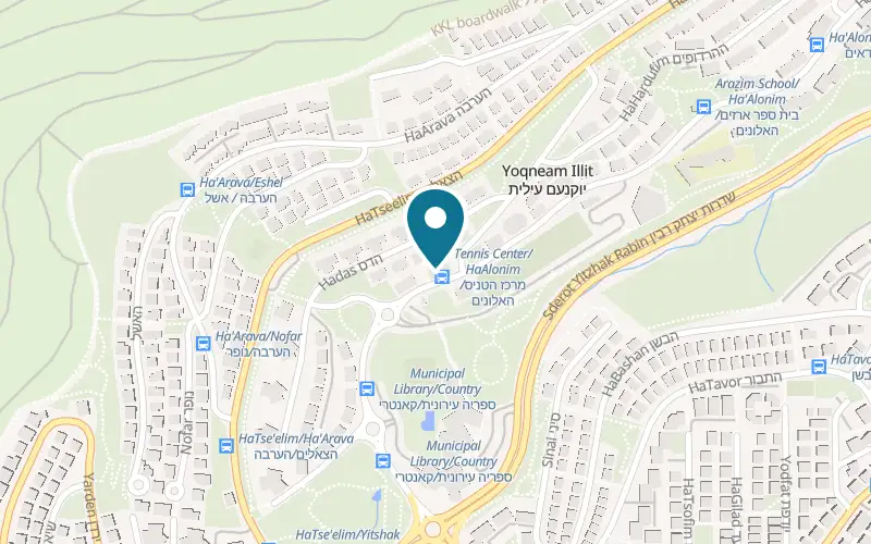 Map showing Chai Computers at 66 HaAlonim Boulevard, Yokneam Illit