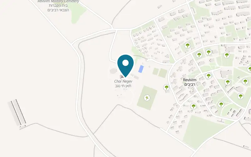 מפה: חי נגב בקיבוץ רביבים, רביבים