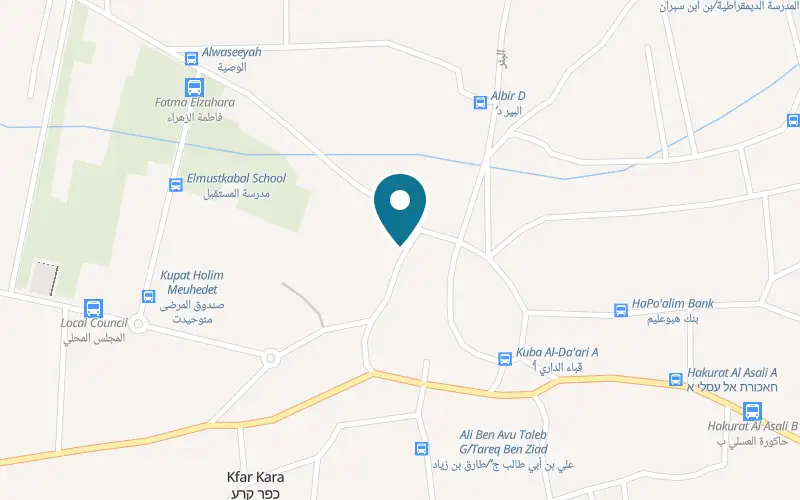 Map showing Chentro at 1 Ibn Sina Street, Kafr Qara