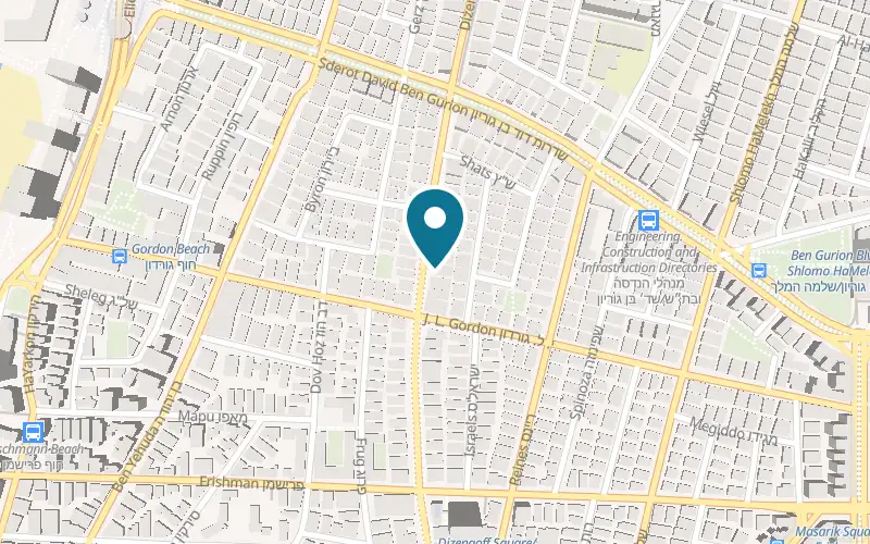 Map showing Choose Your Cookies at 138 Dizengoff Street, Tel Aviv-Yafo