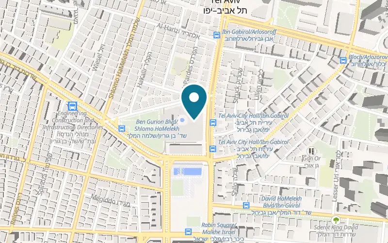 Map showing Chuma at 71 Ibn Gabirol Street, Tel Aviv-Yafo