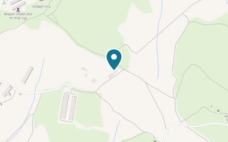 Map showing Clos de Gat Winery at Harel Vineyards, Ayalon Valley, Harel