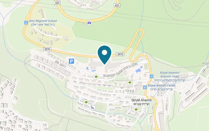 Map showing Cramim at Kibbutz Kiryat Anavim, Kiryat Anavim