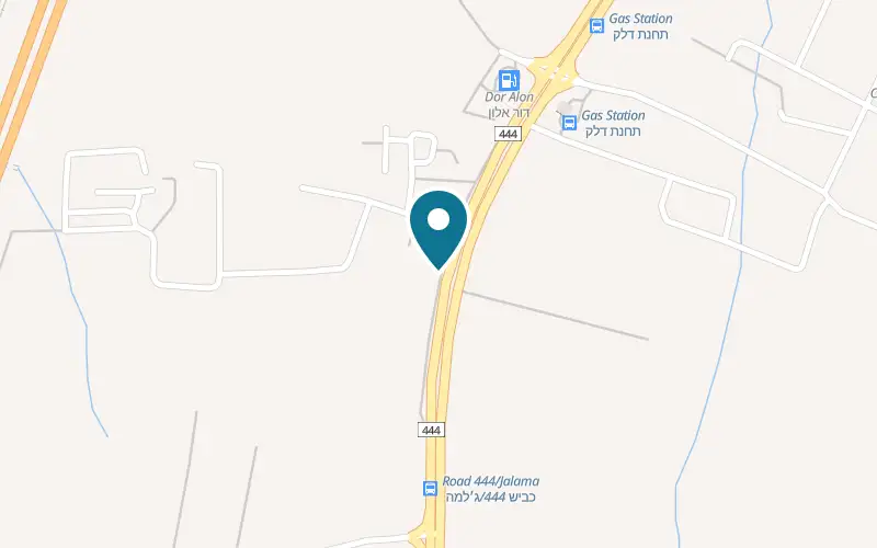 Map showing Cremerie De L'eclair Taibe at Route 444, the main road, Taibe