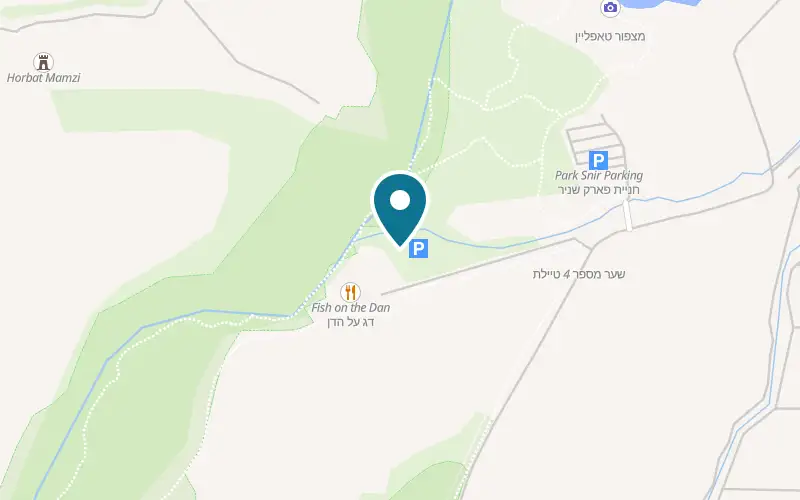 מפה: דג על הדן בכביש 99, ליד הגושרים, הגושרים