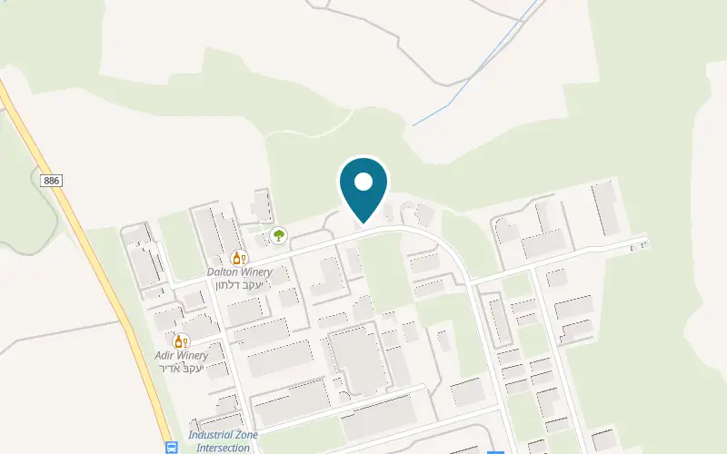 Map showing Dalton Winery at Dalton Industrial Park, Merom HaGalil, Dalton