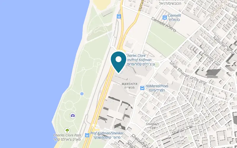 Map showing Dan Panorama Tel Aviv at 10 Kaufmann Street, Tel Aviv-Yafo