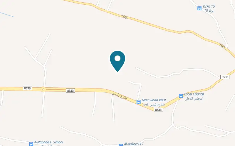 Map showing Daneel Coffee at Yarka commercial area, Yarka