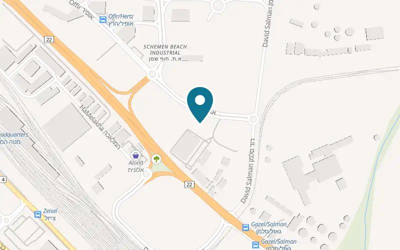 מפה: צמיגי דניאל באופיר 62, חיפה