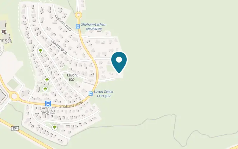 Map showing Darna Bagalil at 5 Odem Street, Lavon, Lavon