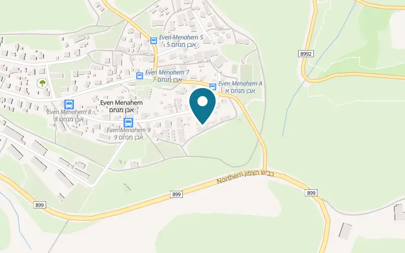 Map showing Darna at Moshav Even Menachem, Even Menachem