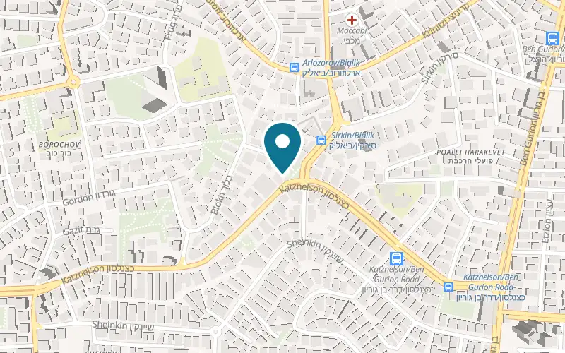 Map showing Deda at 113 Katzenelson Street, Givatayim