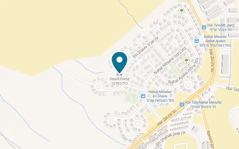 Map showing Desert Home at 70 Ein Shaviv Street, Mitzpe Ramon