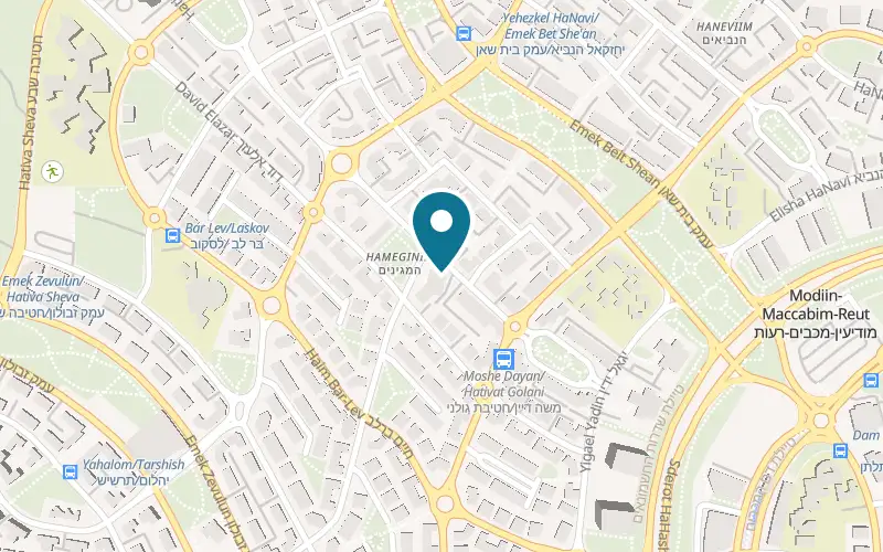 Map showing Digital Bar at 9 Hativat Golani Street, Modi'in-Maccabim-Re'ut