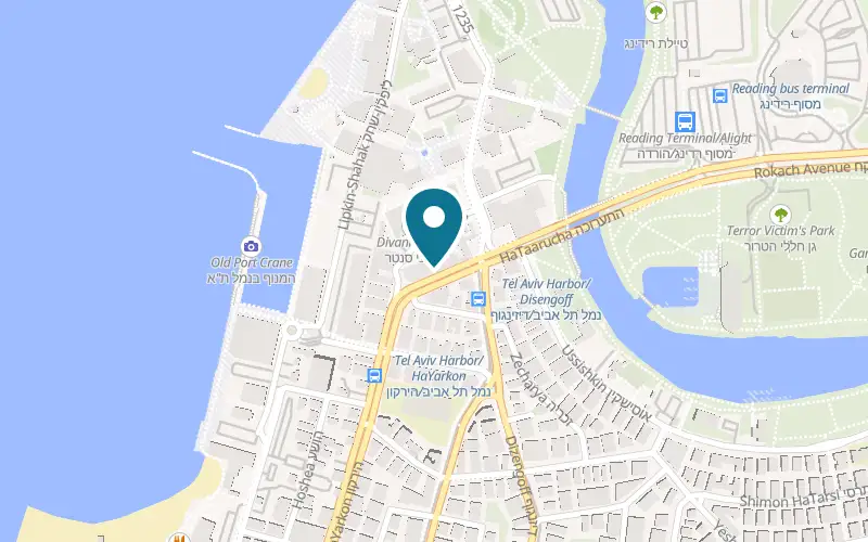 Map showing Digital Kitchen at 3 HaTaarucha Street, Tel Aviv-Yafo
