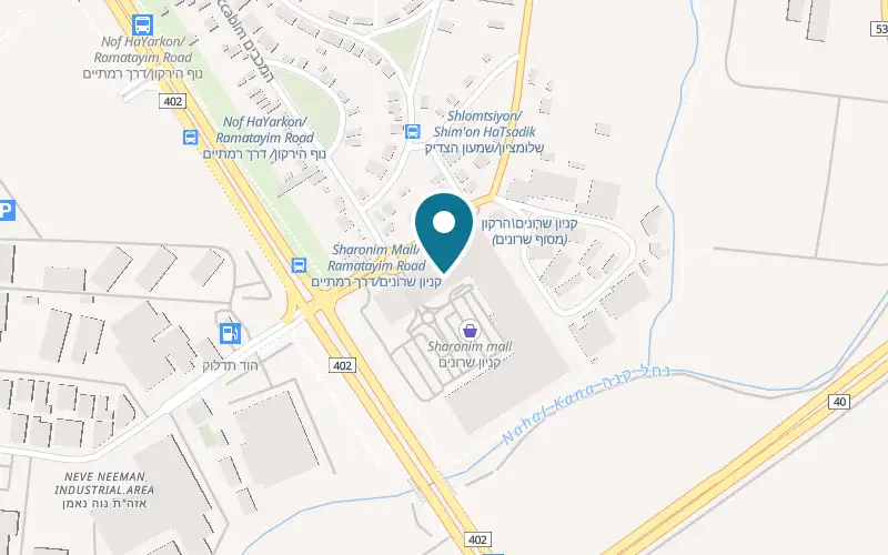Map showing Diner at 2 HaRakun Street, Hod HaSharon