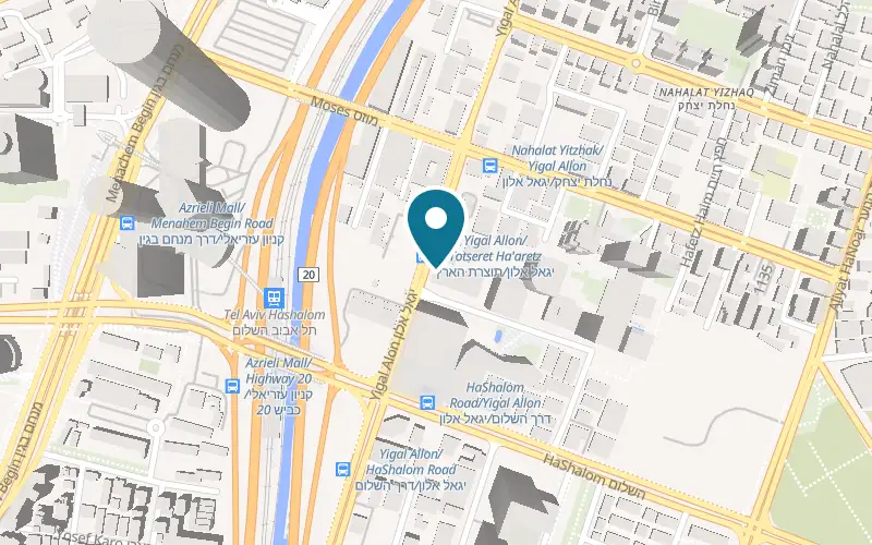 Map showing Dixie at 120 Yigal Alon Street, Tel Aviv-Yafo