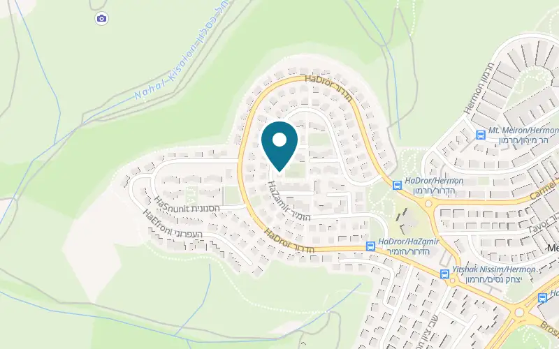 Map showing Dr. Daniel Ronen Veterinary Clinic at 12 HaZamir Street, Mevaseret Zion
