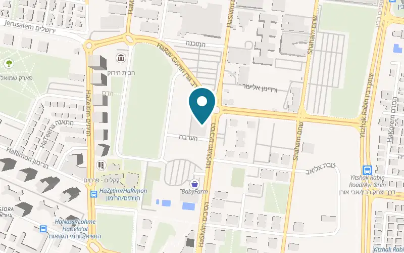 Map showing Dreamerie at 49 HaSivim Street, Giv'at Shmuel
