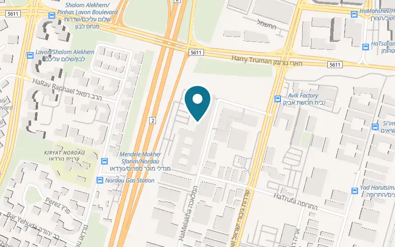 Map showing Eden Bikes at 32 HaMelakha Street, Netanya