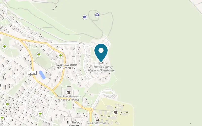 Map showing Ein Harod Country Lodge at Kibbutz Ein Harod Ihud, Ein Harod Ihud