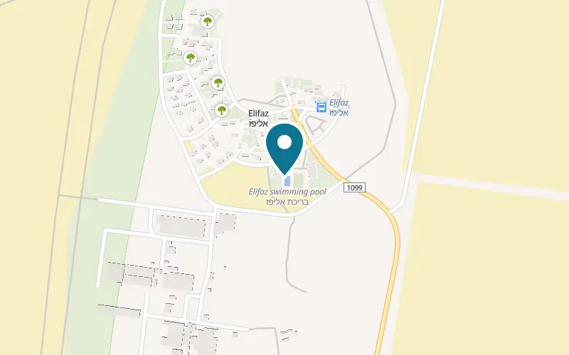 Map showing Elifaz Tourism at Kibbutz Elifaz, Elifaz