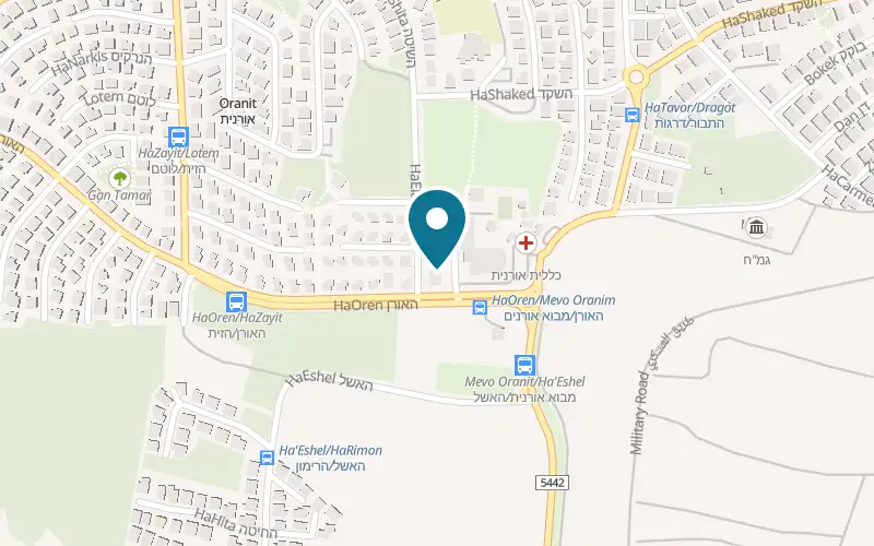 Map showing Express of Animals at 1 HaArava Boulevard, Oranit