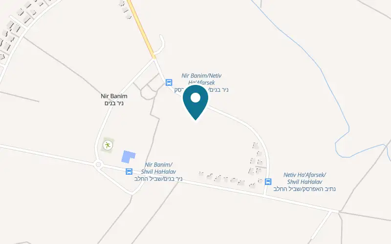 Map showing Eyal Michaeli at Moshav Nir Banim, Nir Banim