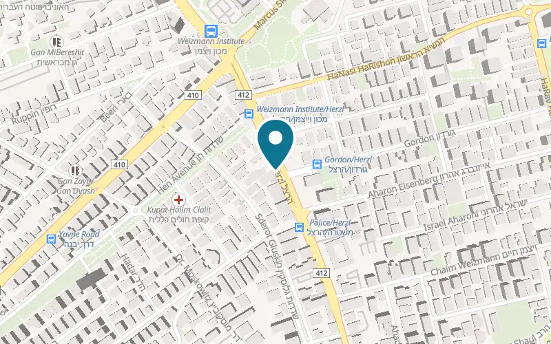 Map showing Fabrica at 203 Herzl Street, Rehovot