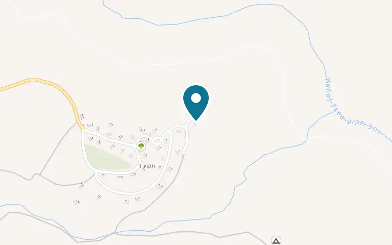 Map showing Finjan Han at Tekoa D, Tekoa
