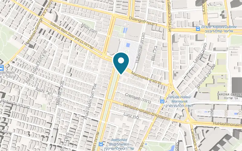 Map showing Fithouse Rothschild at 140 Rothschild Boulevard, Tel Aviv-Yafo
