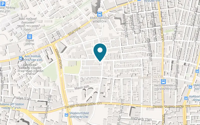 Map showing Florentina at 56 Abarbanel Street, Florentin, Tel Aviv-Yafo