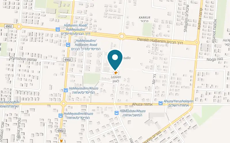 Map showing Forrina at 33 HaMoshav Street, Karkur, Pardes Hanna-Karkur