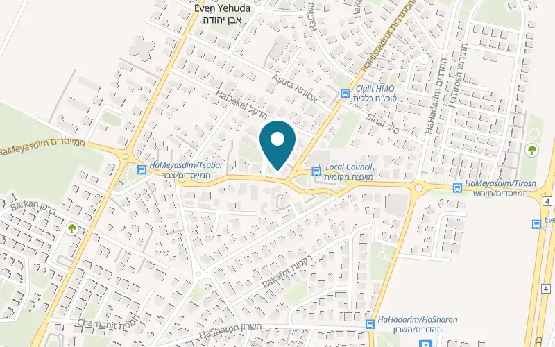 Map showing Freshake at 65 HaMeyasdim Street, Even Yehuda