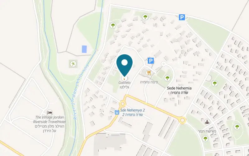 Map showing Galileto at Kibbutz Sde Nehemia, Sde Nehemia