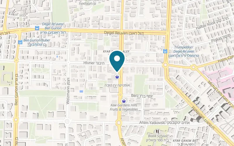 Map showing Gallery Si at 28 Lohamei HaGetto Street, Petah Tikva