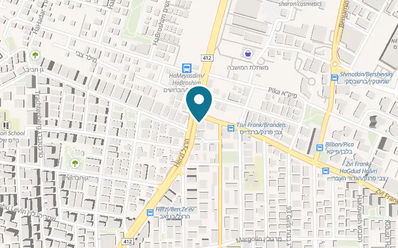 Map showing Game Mobile at 13 Herzl Street, Rishon LeZion
