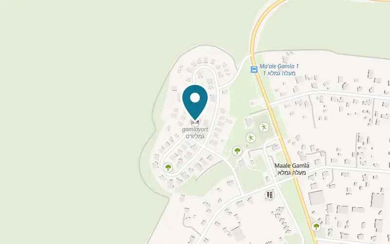 Map showing GamlaYort at HaRimon Street, Ma'ale Gamla
