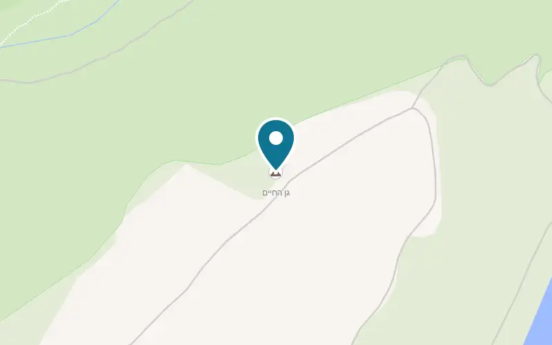 Map showing Gan HaHaim at On dirt tracks outside the moshava, Yavne'el