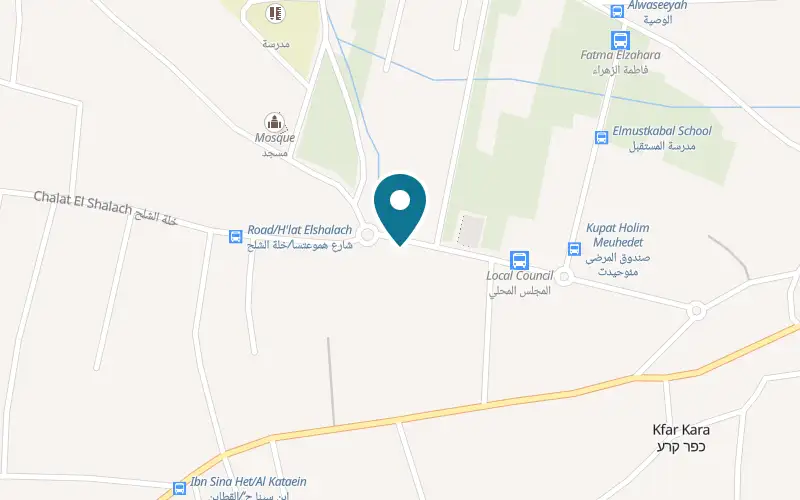 Map showing Gelato Boutique at 1 Tariq Khallat al-Shalah, Kafr Qara