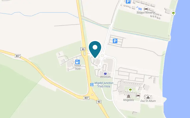Map showing Gelida at HaMango, Migdal, Migdal