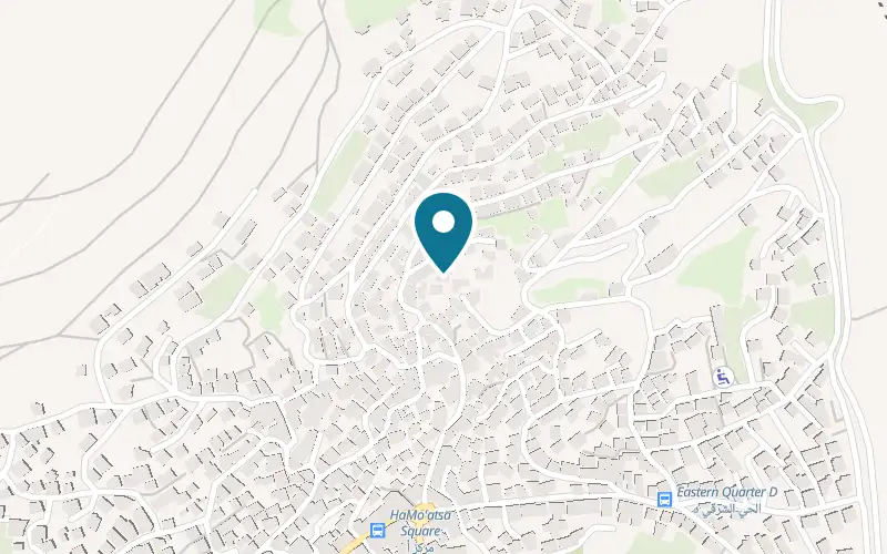 Map showing Ghadi Domes at Majdal Shams, Golan Heights, Majdal Shams