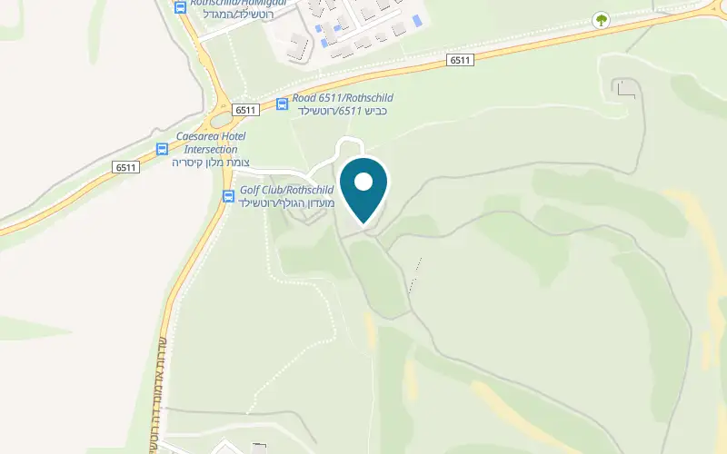 Map showing Golf&Coffee at Caesarea Golf Club, Caesarea