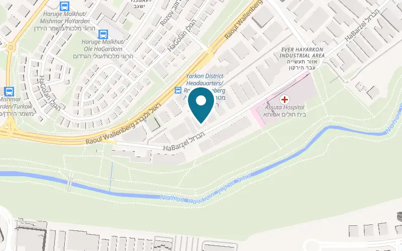 מפה: גוצ'ה ברחוב הברזל 7, רמת החייל, תל אביב-יפו