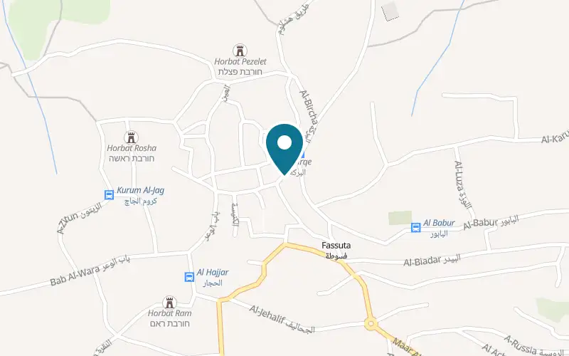 Map showing Grandfather House Bar at Fassuta, Fassuta