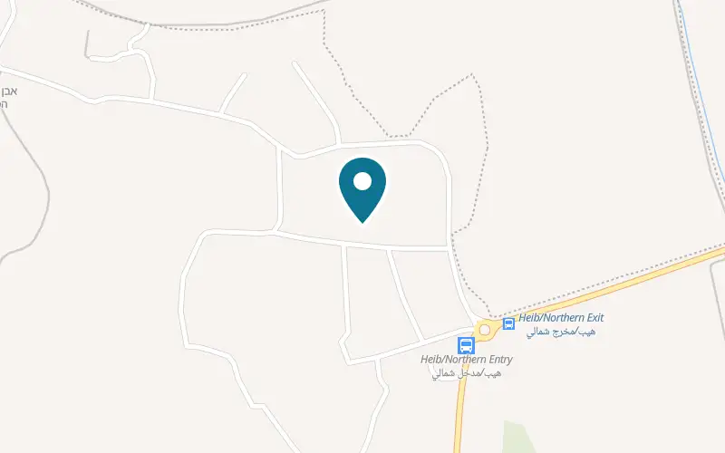 Map showing Grandmother's Tent at Rumat al-Heib, Lower Galilee, Rumat al-Heib